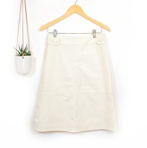 • banana republic • leather skirt